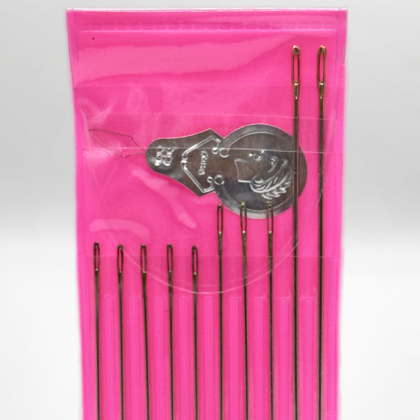 Set  Aguja Needles estuche rosado - Imagen 2